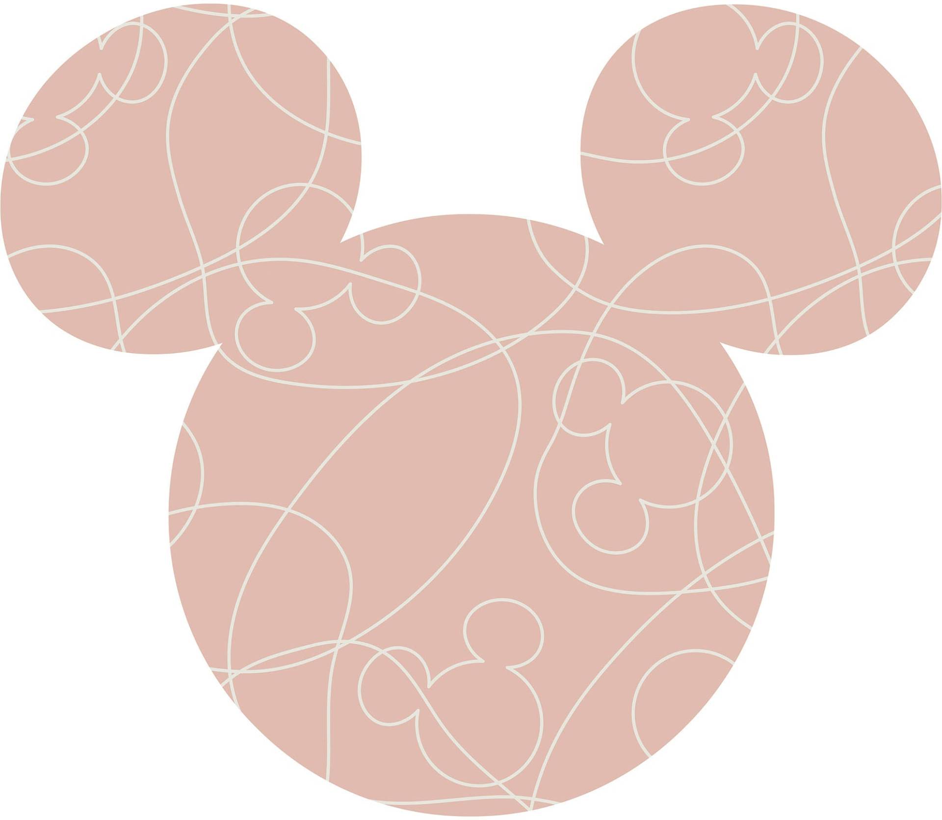 Komar Wandtattoo »Mickey Head Knotted«, (1 St.), 125x125 cm (Breite x Höhe), rund und selbstklebend von Komar