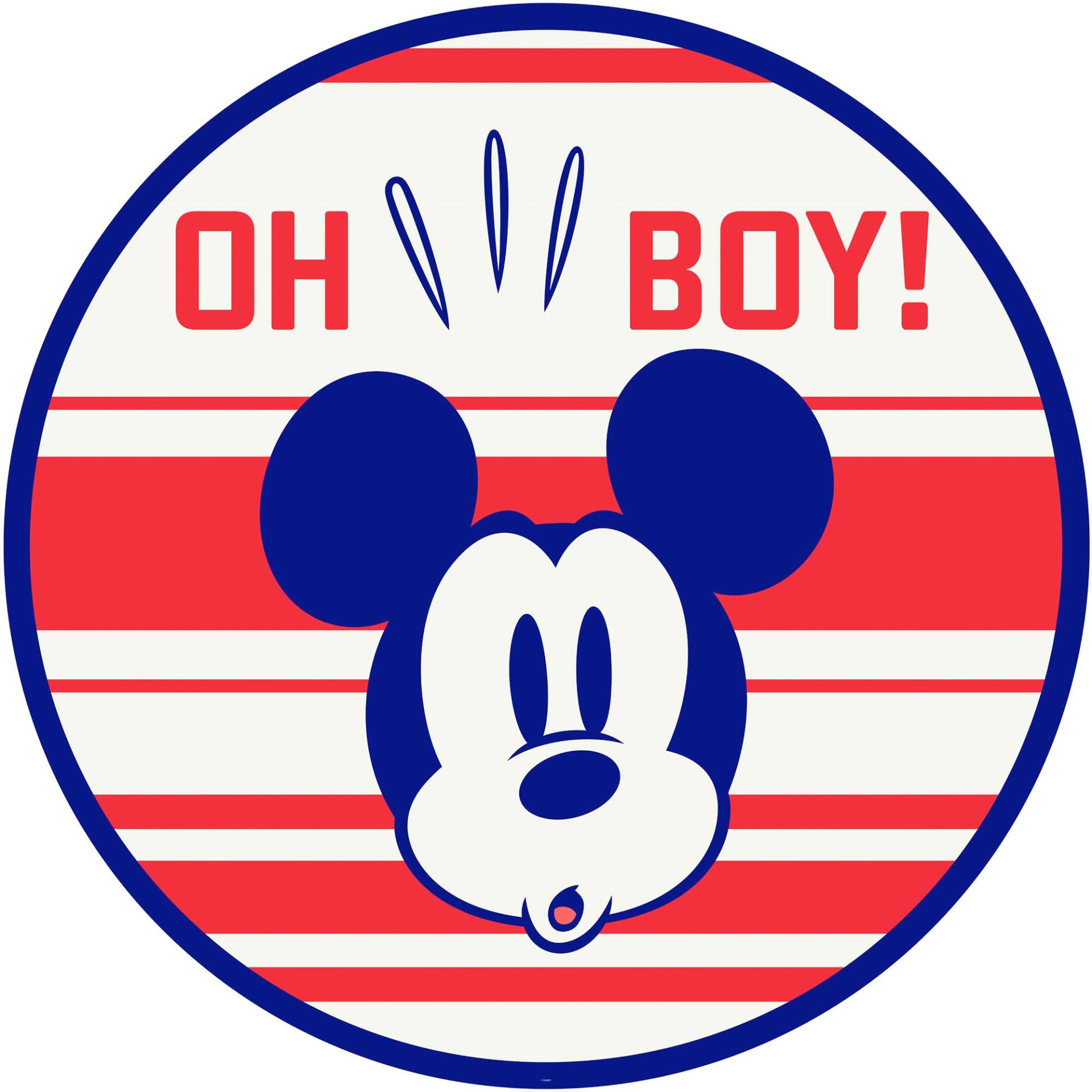 Komar Wandtattoo »Mickey Oh Boy«, (1 St.) von Komar