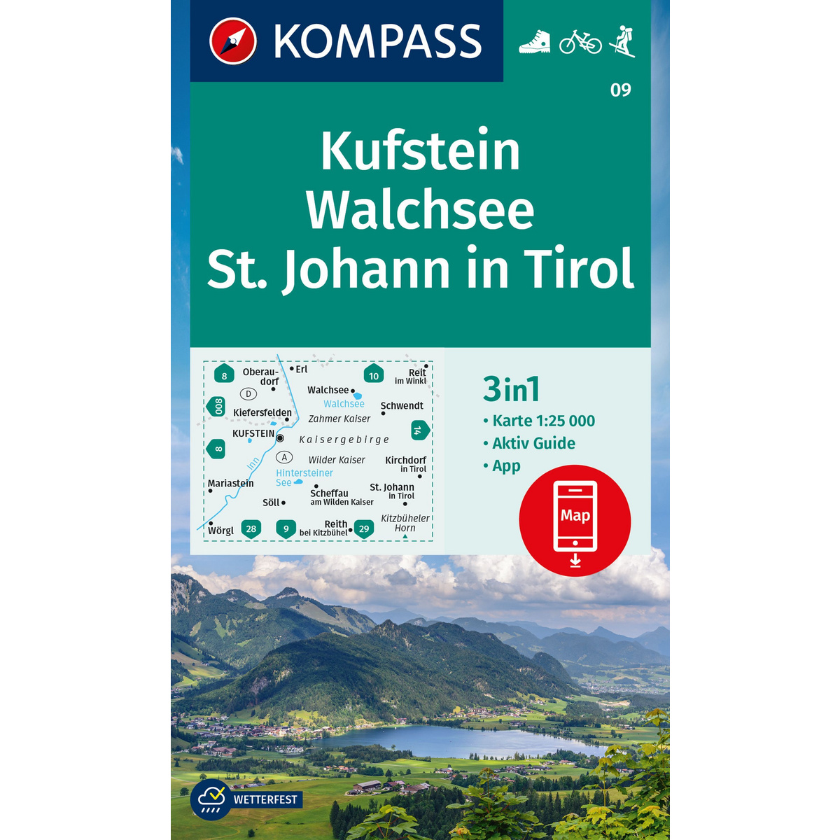 Kompass Verlag WK 09 Kufstein - Walchsee - St. Johann in T. Kompass Verlag WK 09 Kufstein - Walchsee - St. Johann in T. von Kompass Verlag