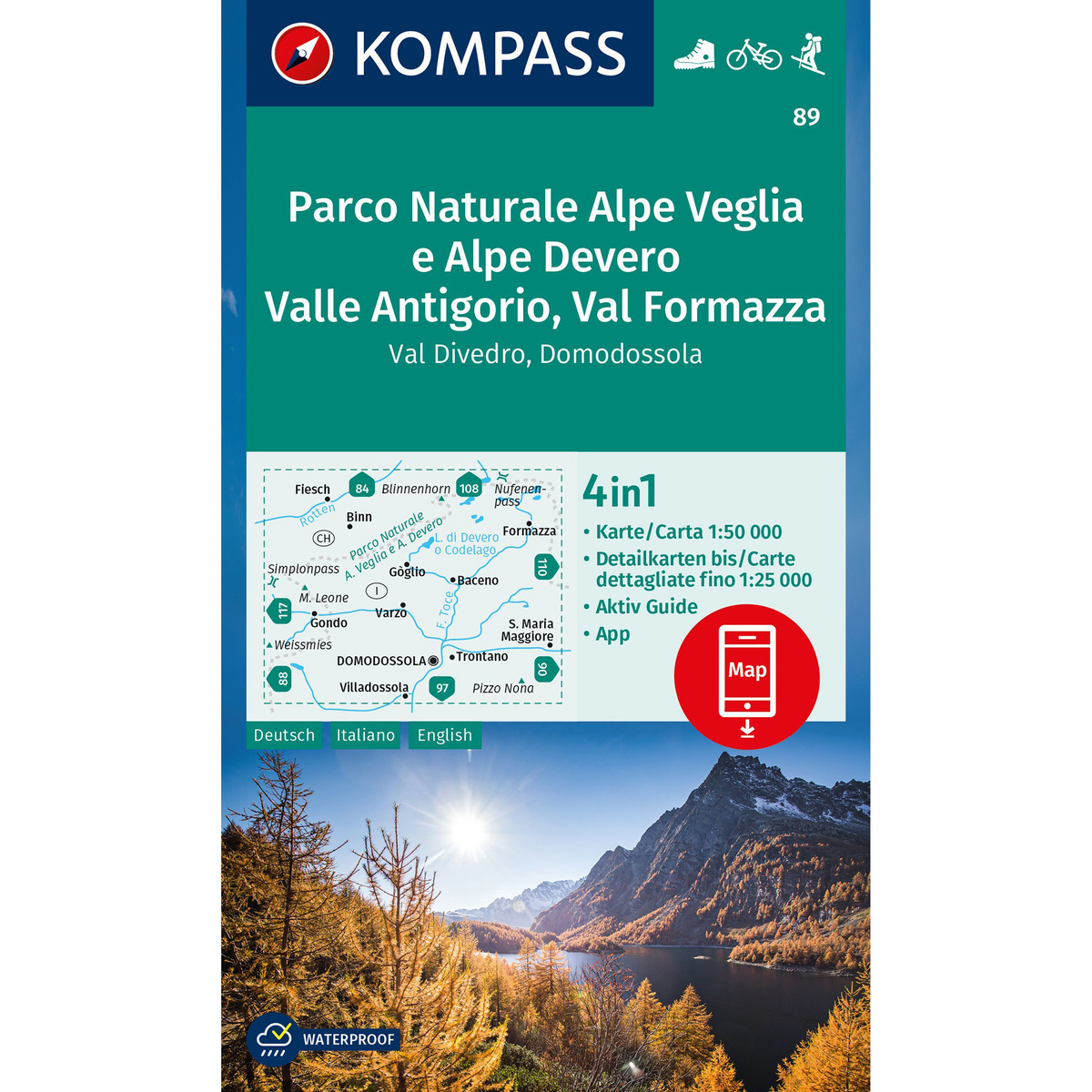 Kompass Verlag WK 89 Parco Naturale Alpe Veglia e Alpe Kompass Verlag WK 89 Parco Naturale Alpe Veglia e Alpe von Kompass Verlag