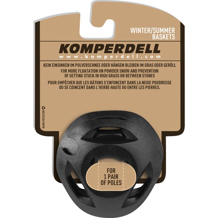 Komperdell Large Ultra Light Basket Vario (Paar) Wanderstock Ersatzteller von Komperdell