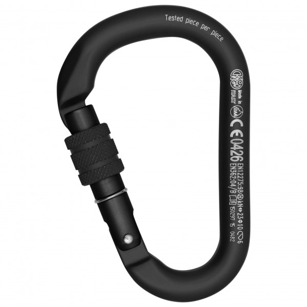 Kong - HMS Napik Screw - HMS-Karabiner grau;türkis von Kong