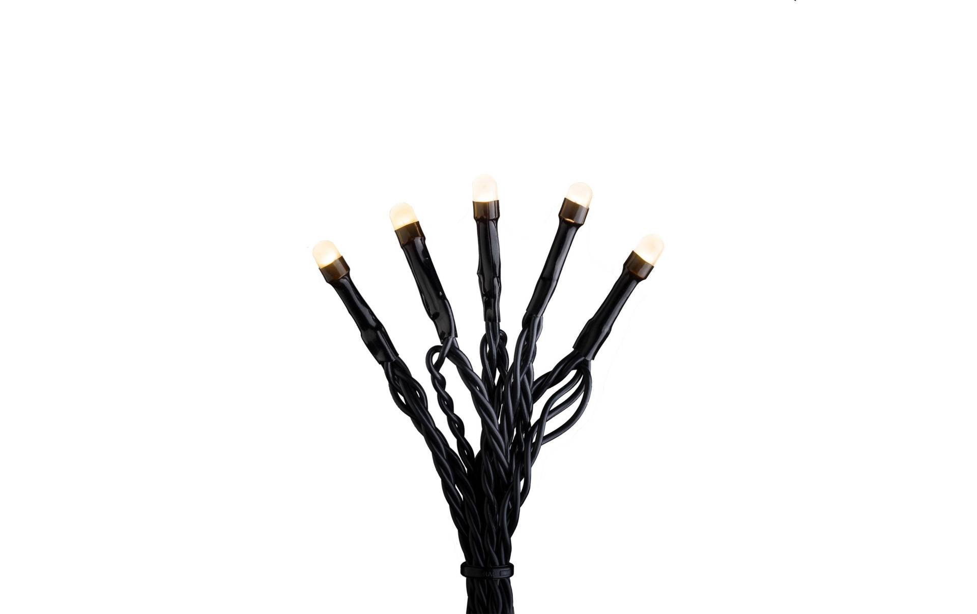 KONSTSMIDE LED-Lichterkette »Solar 200 LEDs Schwarz«, 200 St.-flammig KONSTSMIDE LED-Lichterkette »Solar 200 LEDs Schwarz«, 200 St.-flammig von Konstsmide