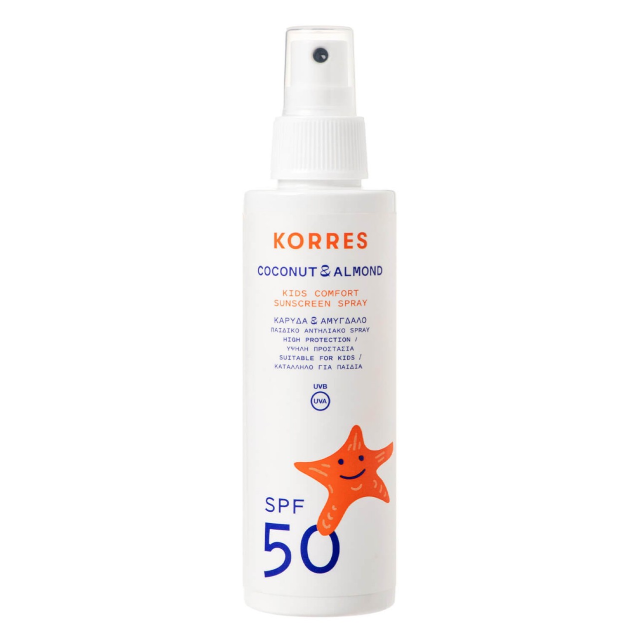 Korres Care - Coconut Almond Kids Comfort Sunscreen Spray SPF50 von Korres