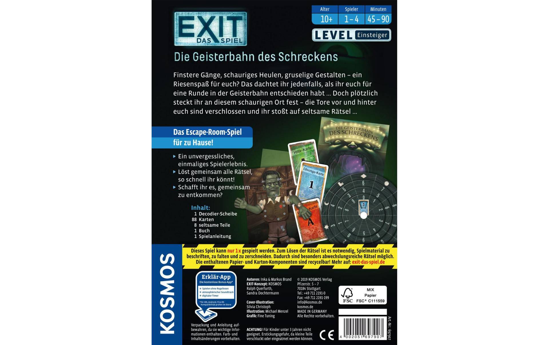 Kosmos Spiel »EXIT: Die Geister« Kosmos Spiel »EXIT: Die Geister« von Kosmos