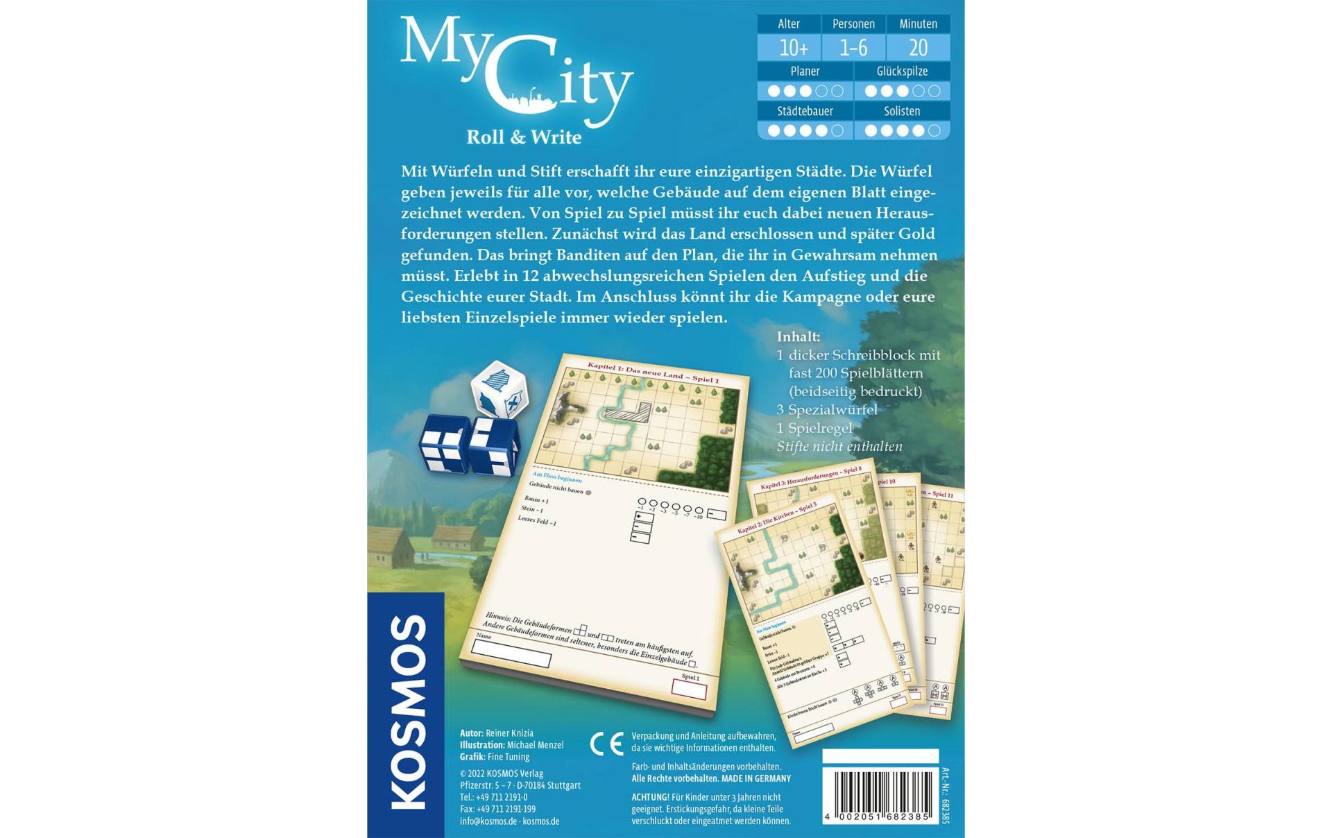 Kosmos Spiel »My City Roll« Kosmos Spiel »My City Roll« von Kosmos