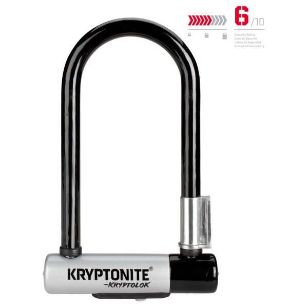 Kryptonite - KryptoLok Mini-7 - Veloschloss Gr 8,2 x 17,8 cm grau Kryptonite - KryptoLok Mini-7 - Veloschloss Gr 8,2 x 17,8 cm grau von Kryptonite