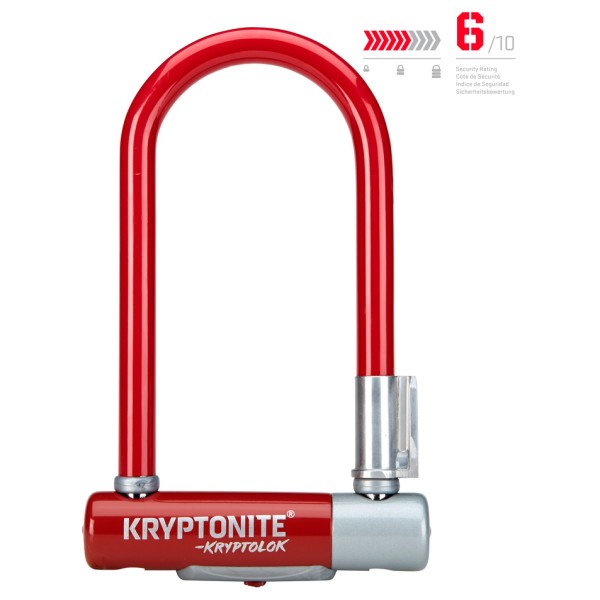 Kryptonite - KryptoLok Mini-7 - Veloschloss Gr 8,2 x 17,8 cm rot Kryptonite - KryptoLok Mini-7 - Veloschloss Gr 8,2 x 17,8 cm rot von Kryptonite