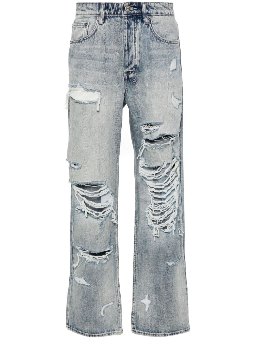 Ksubi Anti K Punk mid-rise straight-leg jeans - Blue von Ksubi