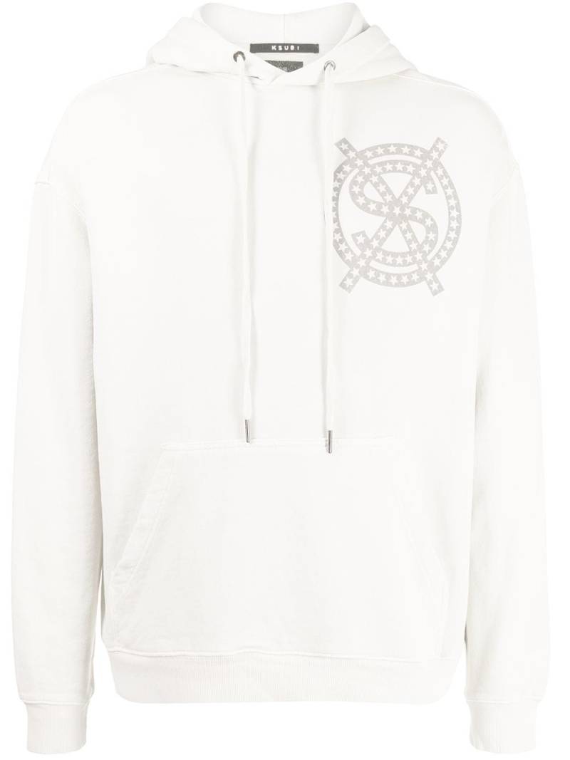 Ksubi Dollar Star graphic hoodie - White von Ksubi