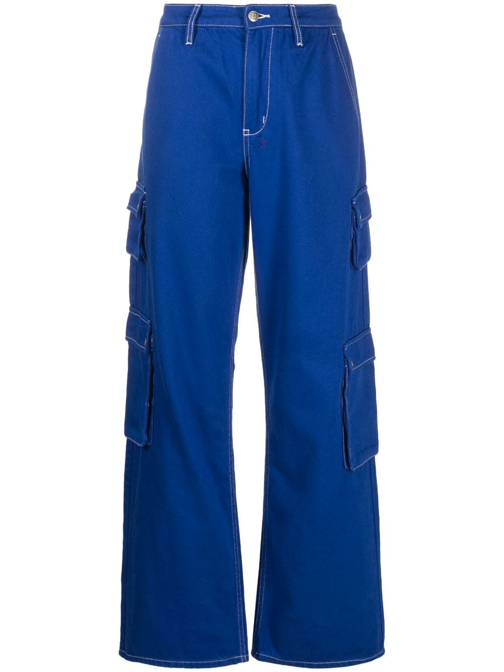 Ksubi Drill cotton cargo trousers - Blue von Ksubi