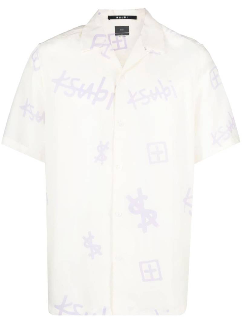 Ksubi Kash Box Resort printed shirt - White von Ksubi