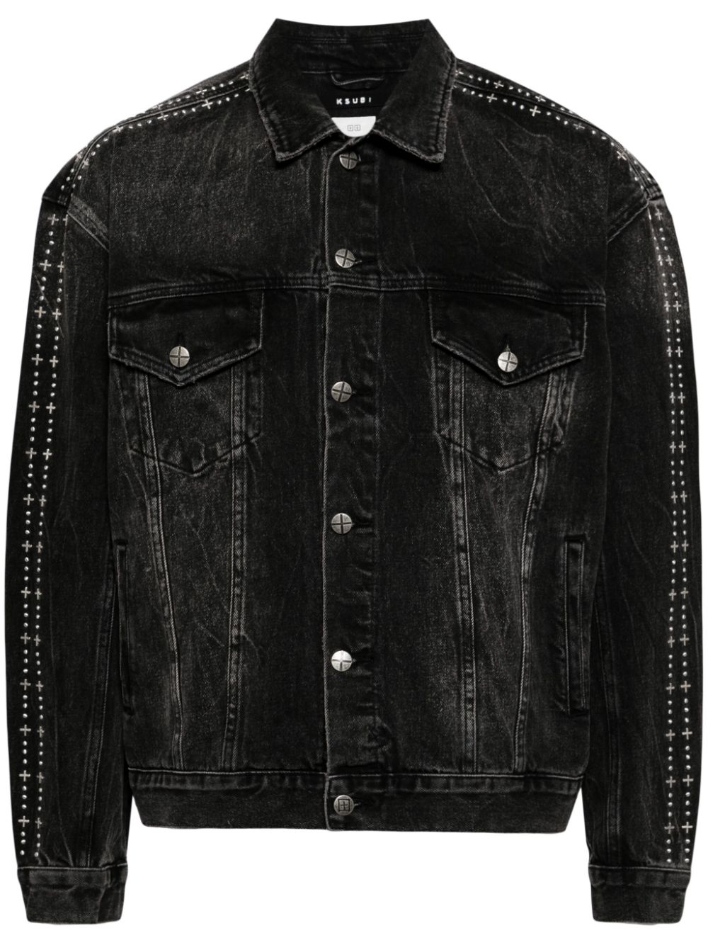 Ksubi Oh G studded denim jacket - Black von Ksubi