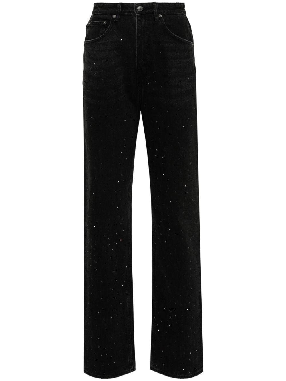 Ksubi Playback Krystal high-waist tapered-leg jeans - Black von Ksubi