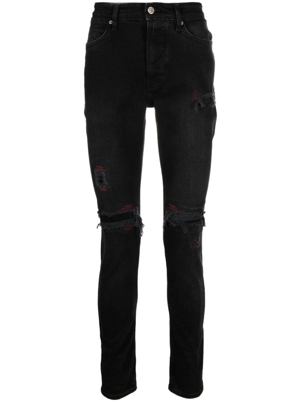 Ksubi Van Winkle Red Bottle Trashed jeans - Black von Ksubi