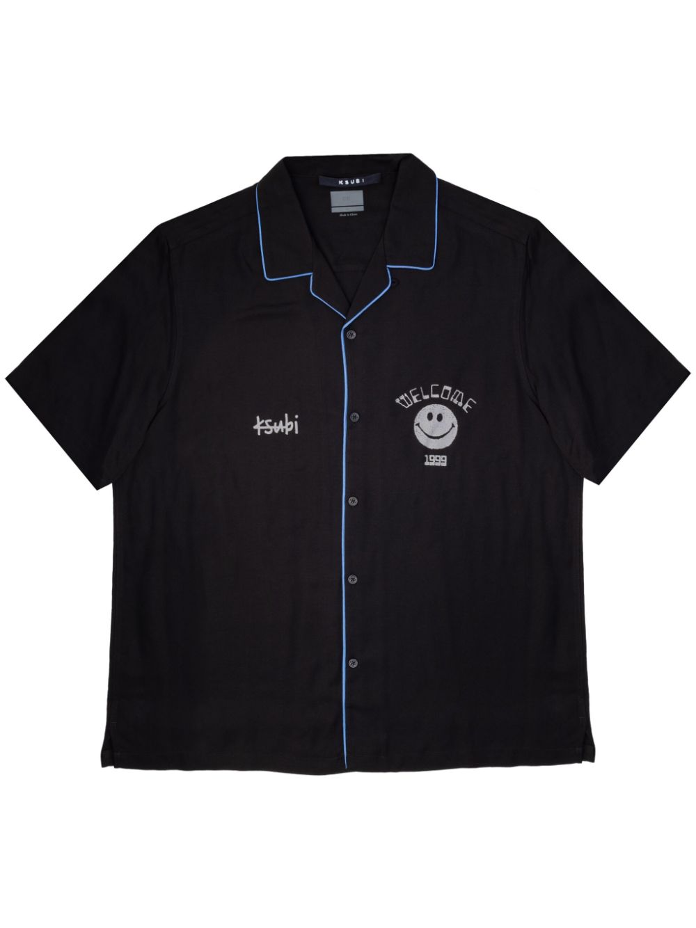 Ksubi Zine Resort tencel shirt - Black von Ksubi