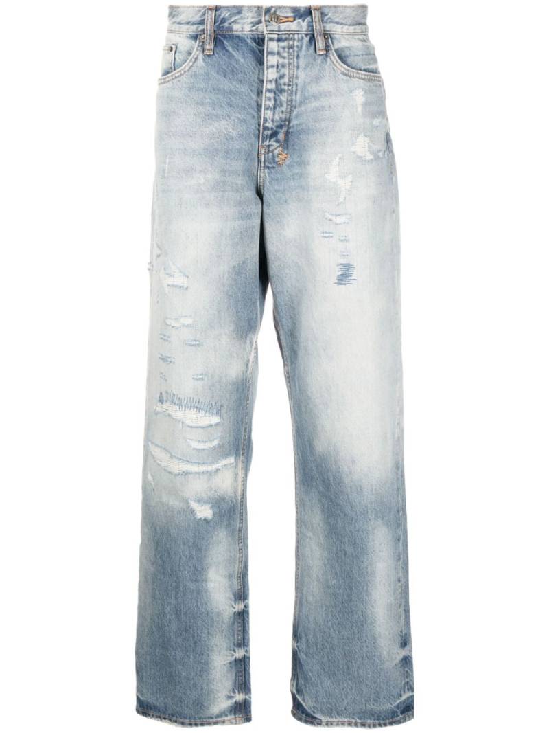 Ksubi distressed high-waist jeans - Blue von Ksubi