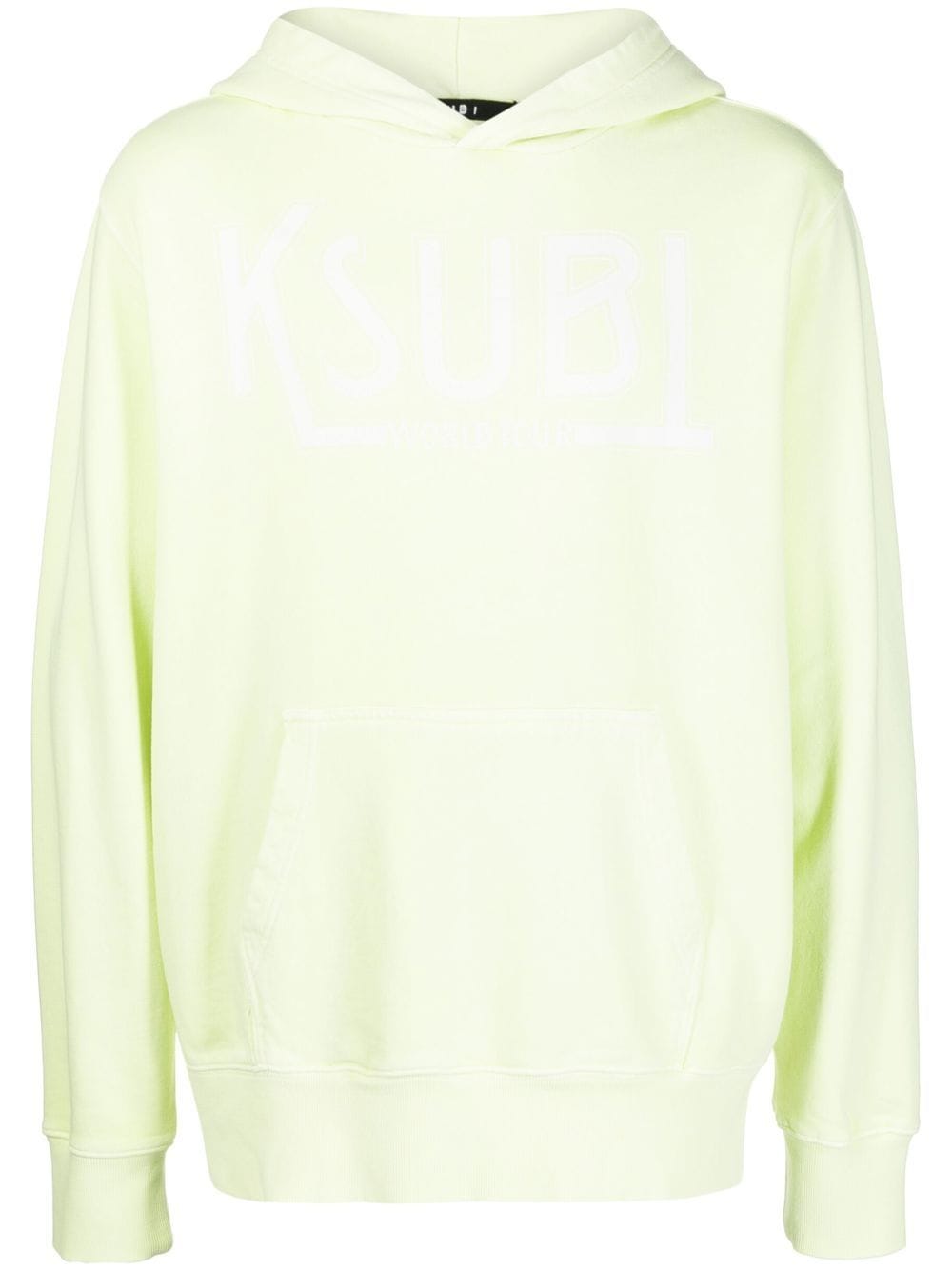 Ksubi logo-print cotton hoodie - Green von Ksubi