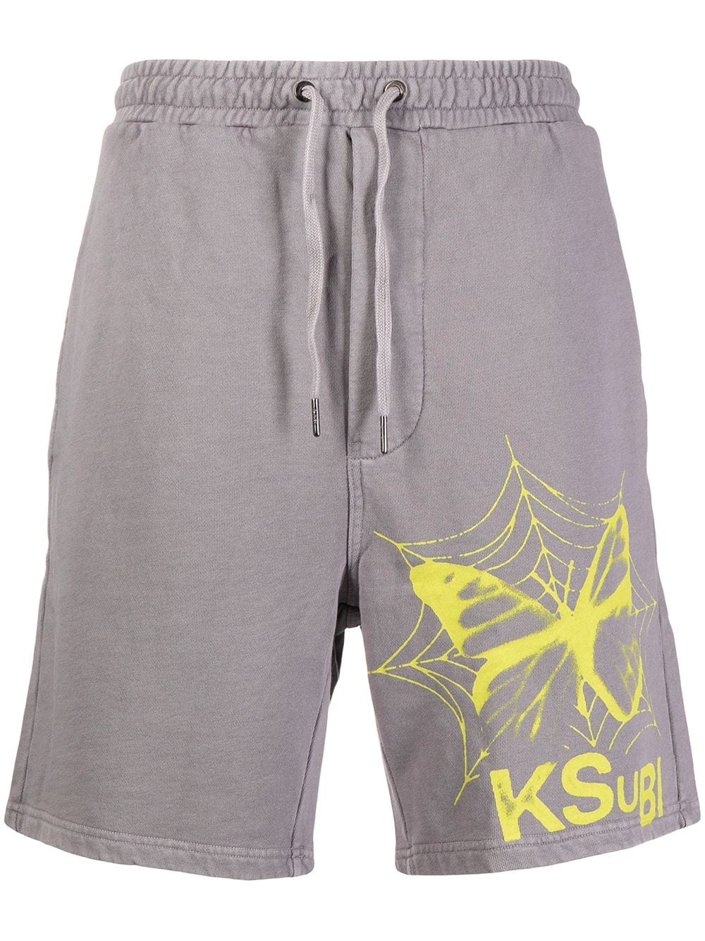Ksubi logo-print track shorts - Neutrals von Ksubi