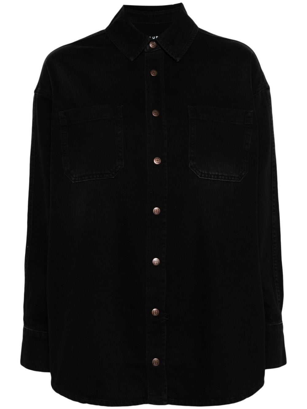 Ksubi press-stud cotton shirt - Black von Ksubi