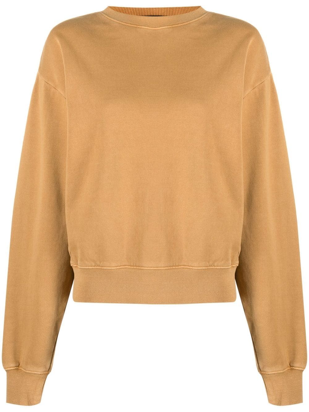 Ksubi ribbed-detail round-neck sweatshirt - Orange von Ksubi