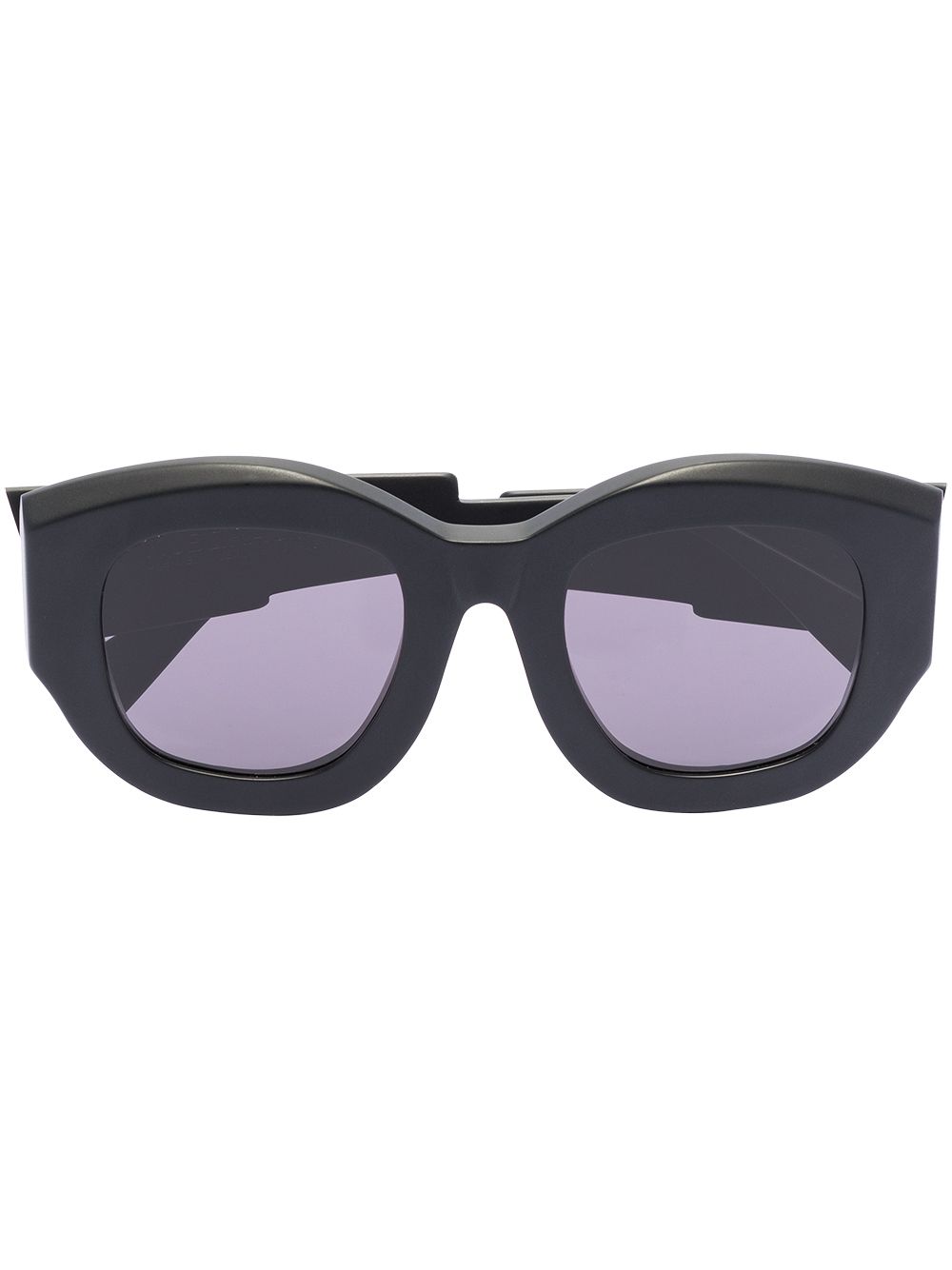 Kuboraum B5 oval-frame sunglasses - Black von Kuboraum