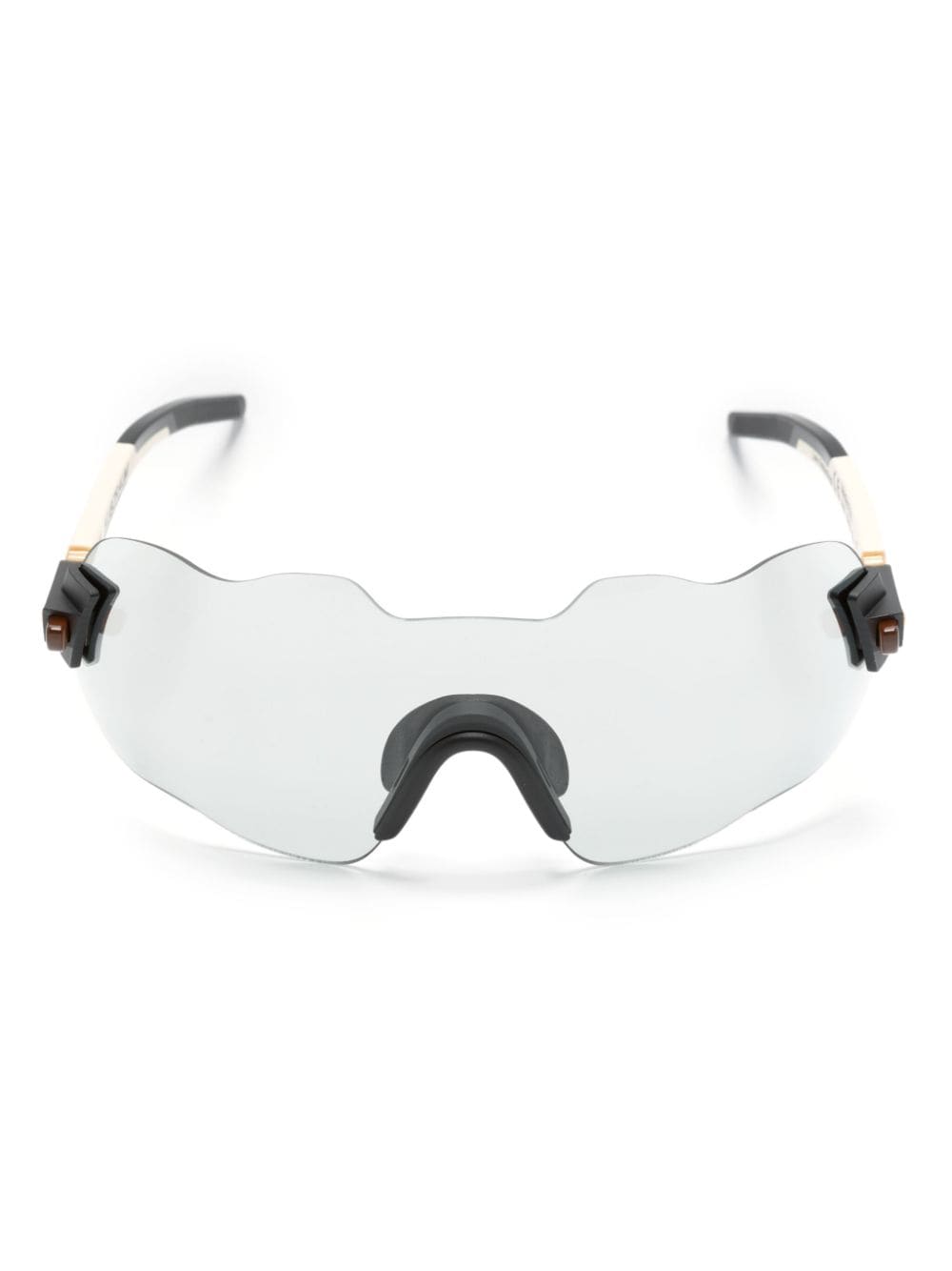 Kuboraum E50 oversize-frame sunglasses - Neutrals von Kuboraum