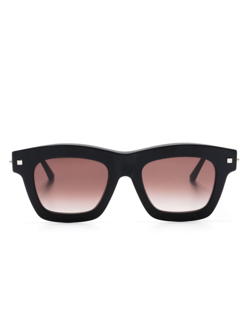 Kuboraum J2 rectangle-frame sunglasses - Black von Kuboraum
