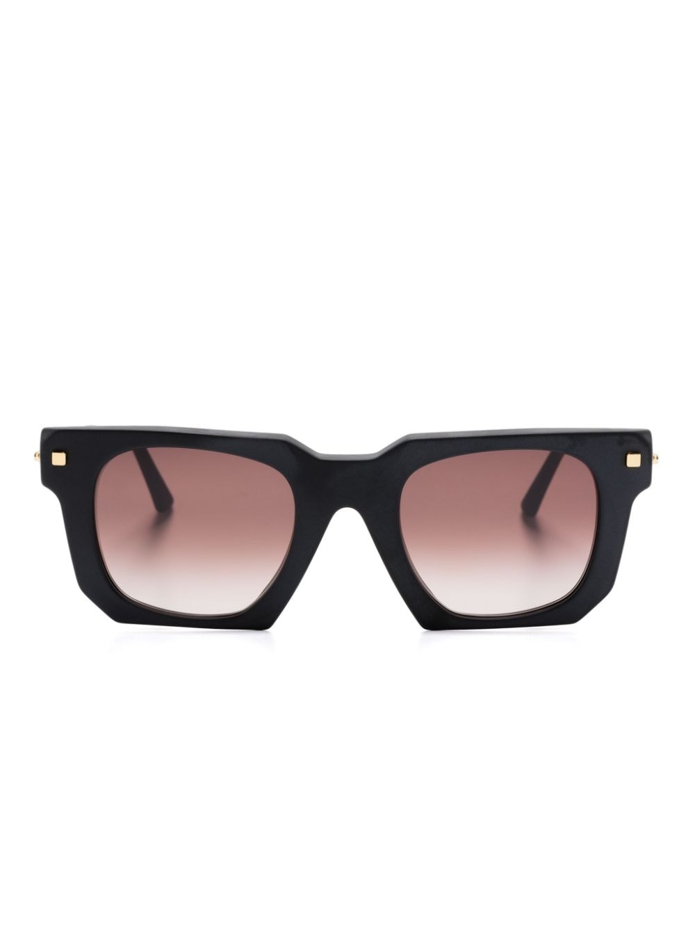 Kuboraum J3 rectangle-frame sunglasses - Black von Kuboraum