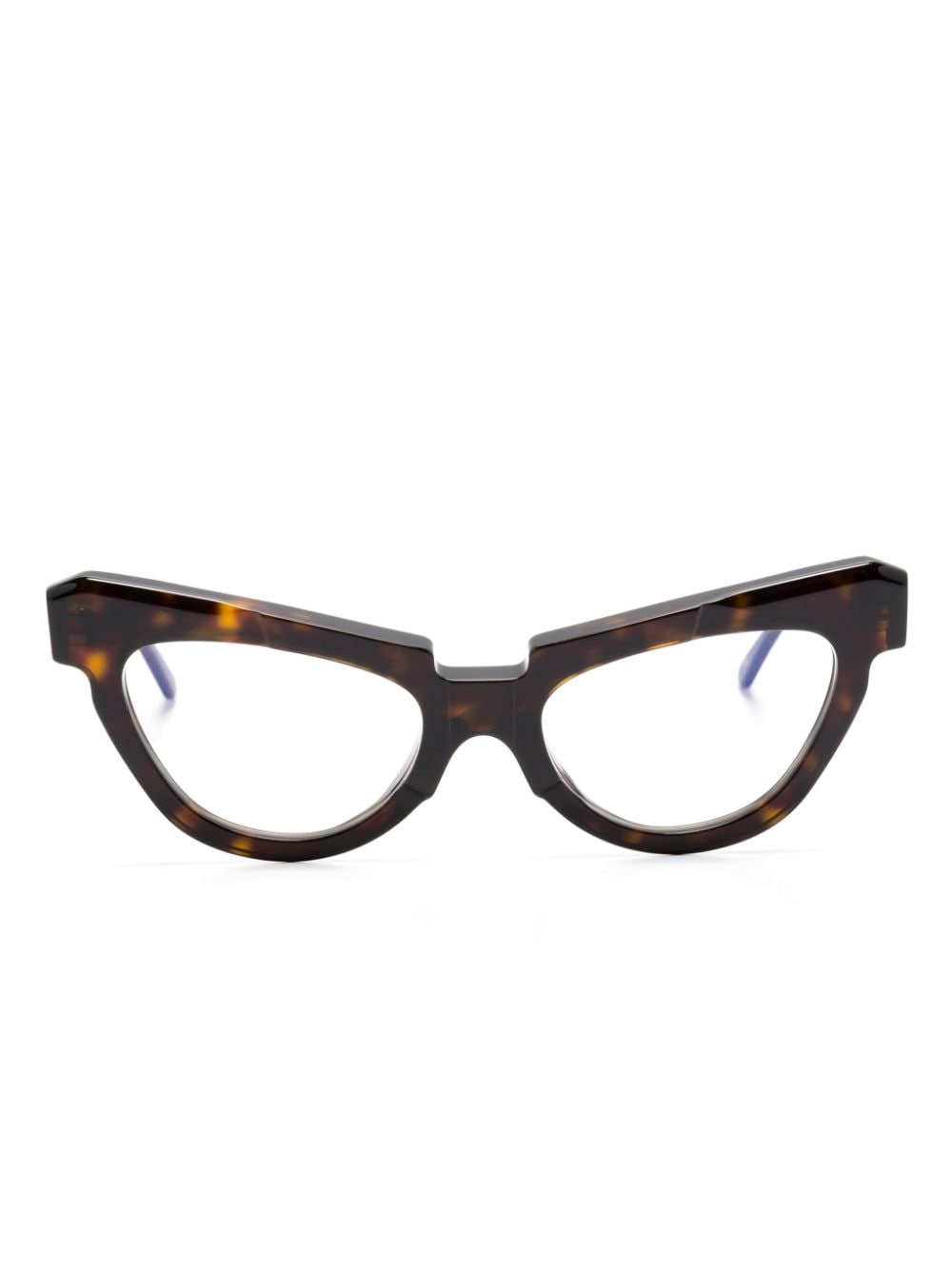 Kuboraum K39 cat-eye glasses - Brown von Kuboraum