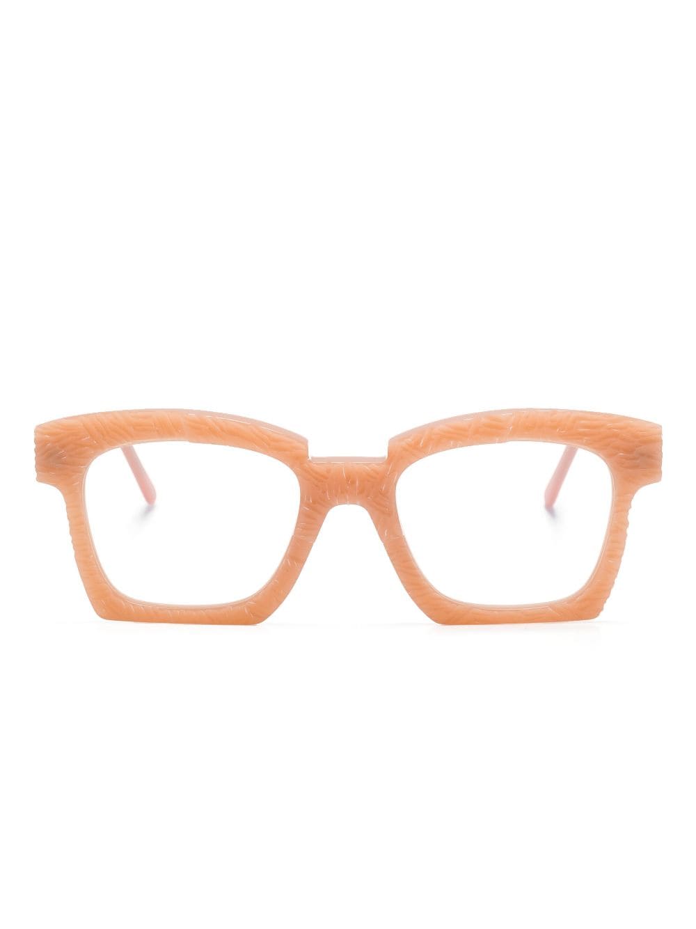 Kuboraum K5 square-frame glasses - Neutrals von Kuboraum