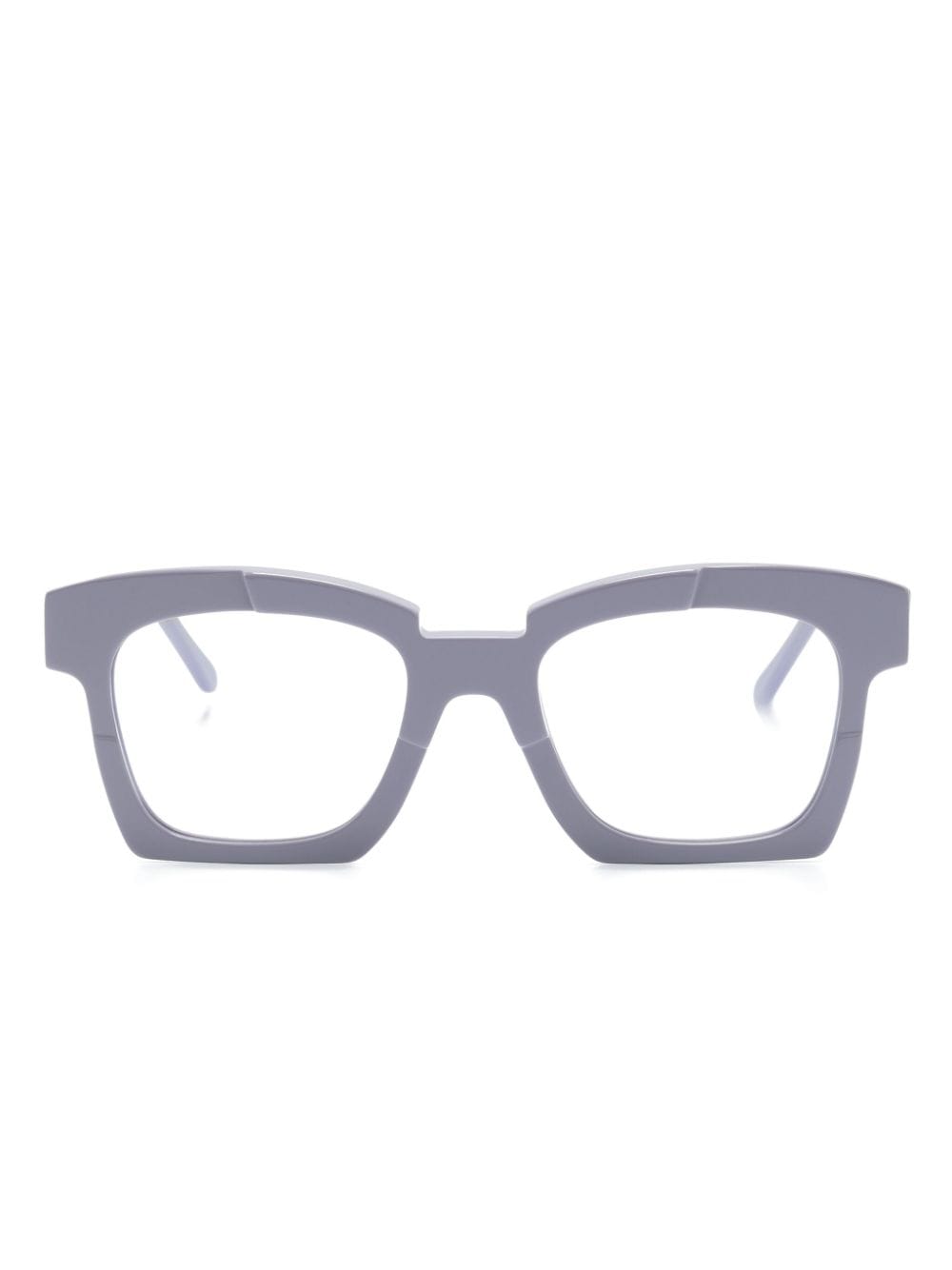 Kuboraum K5 square-frame glasses - Purple von Kuboraum