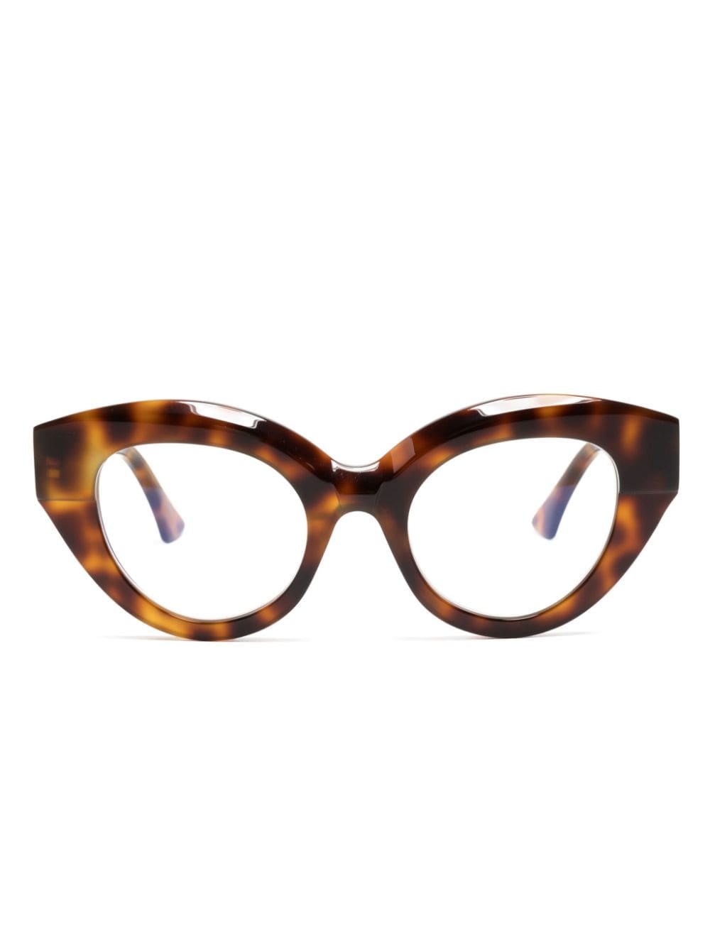 Kuboraum Mask K35 butterfly-frame glasses - Brown von Kuboraum