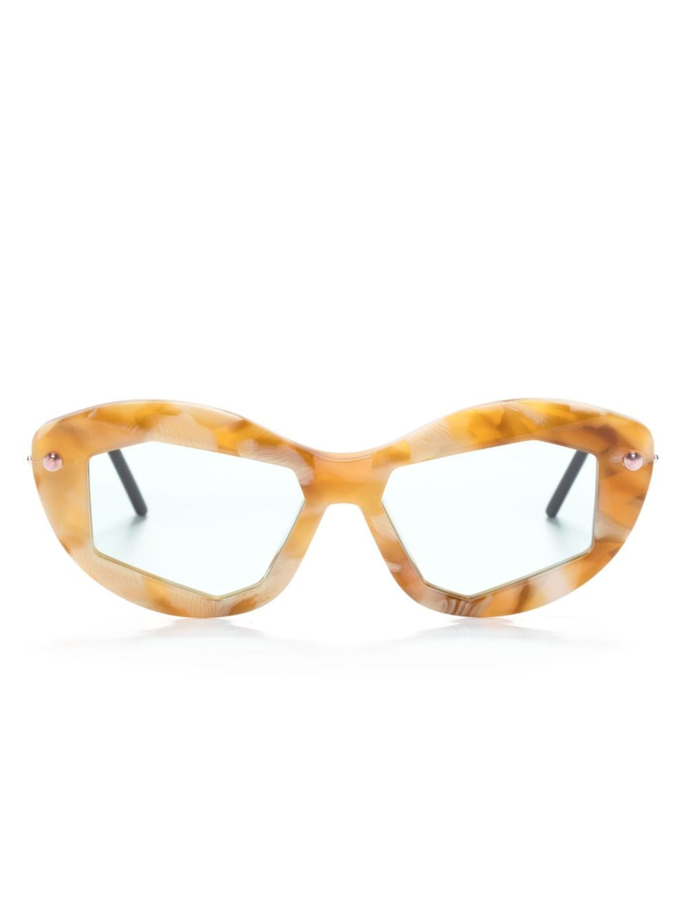 Kuboraum Mask P16 cat-eye sunglasses - Neutrals von Kuboraum