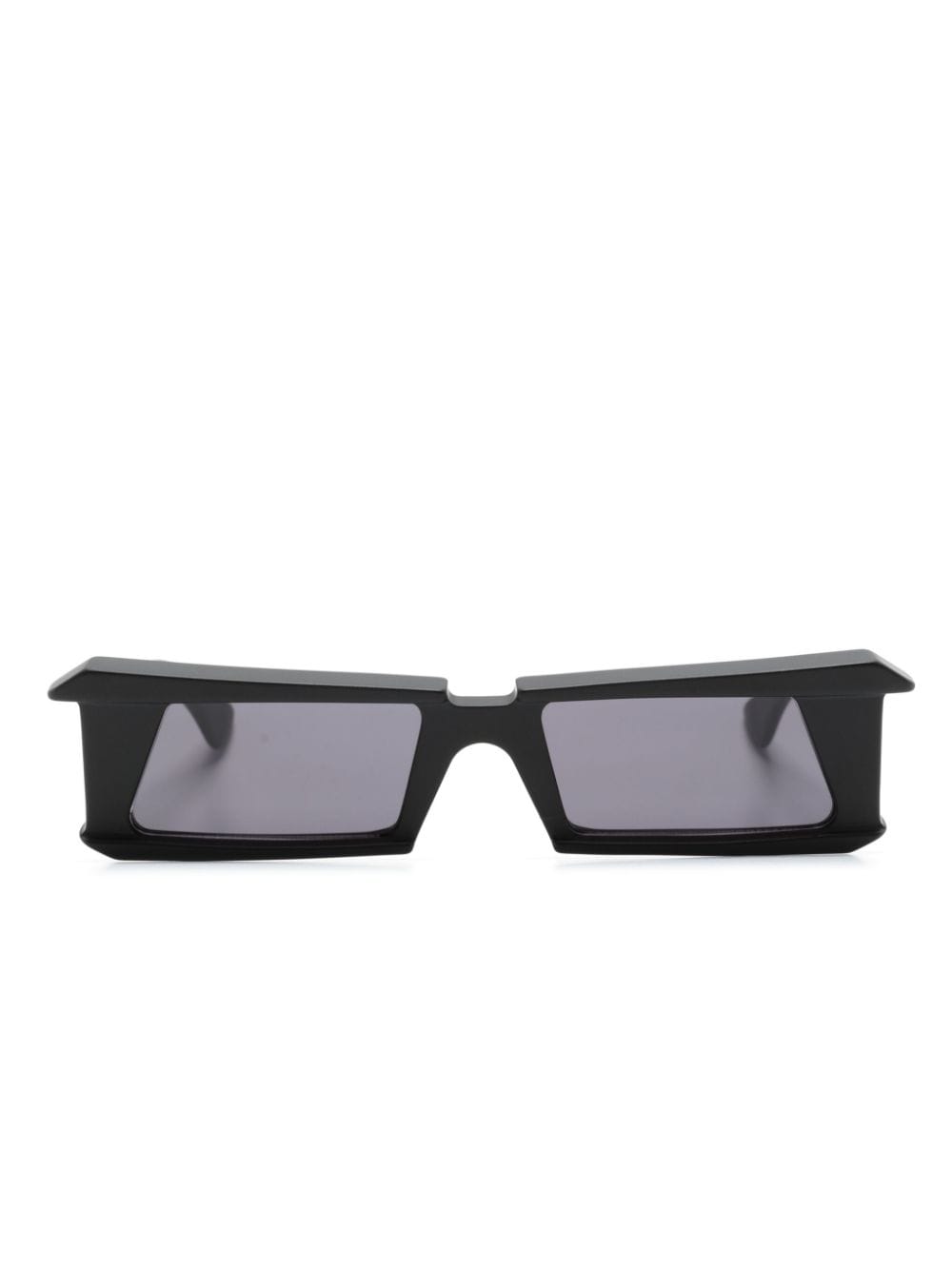 Kuboraum Mask X21 rectangle-frame sunglasses - Black von Kuboraum