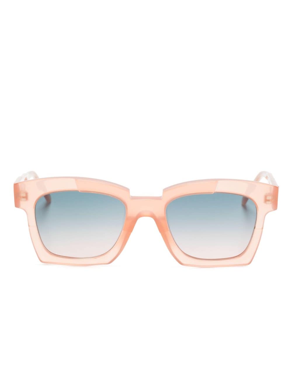 Kuboraum Maske M5 rectangle-frame sunglasses - Pink von Kuboraum