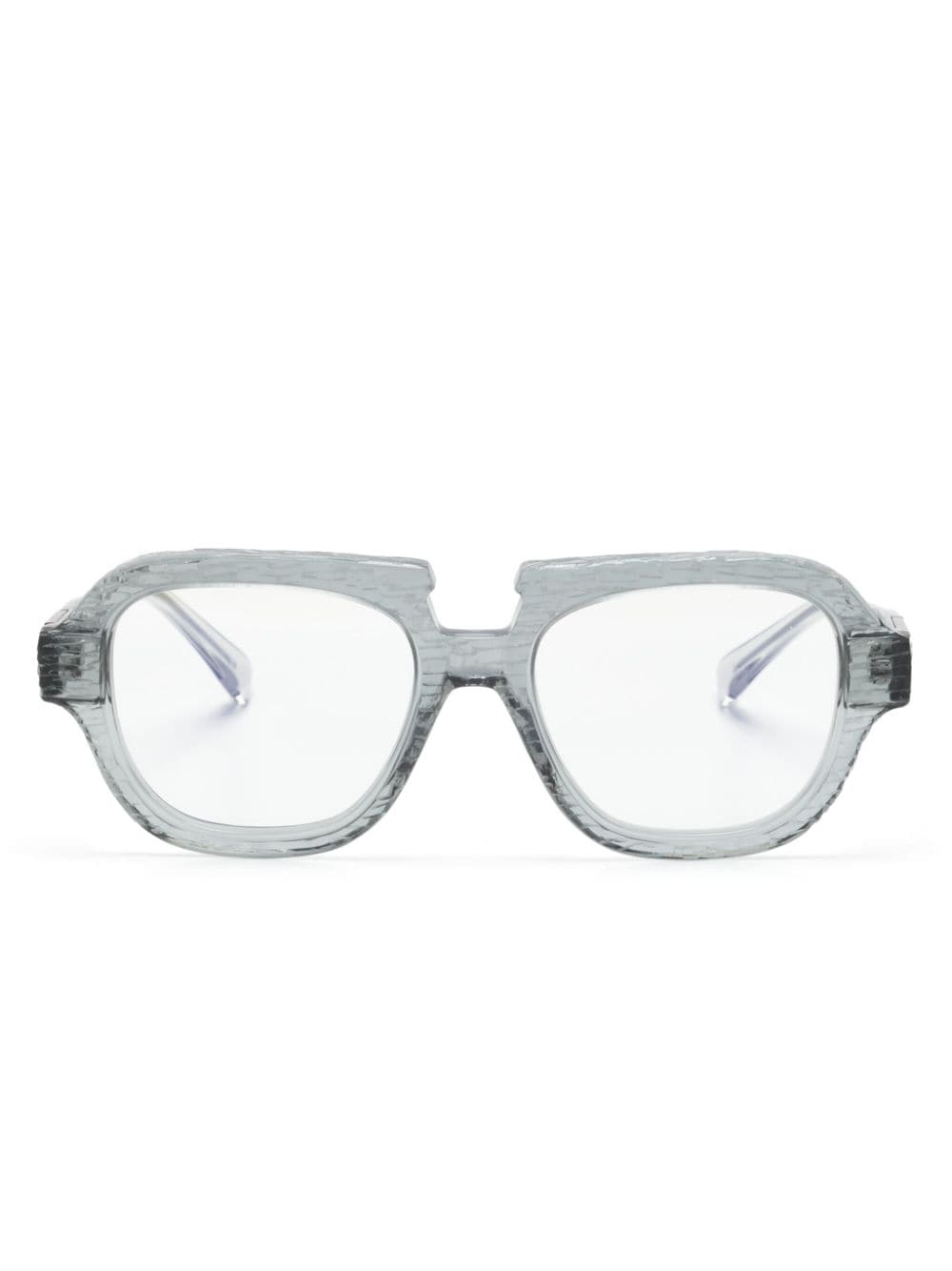 Kuboraum S5 GY square-frame glasses - Grey von Kuboraum