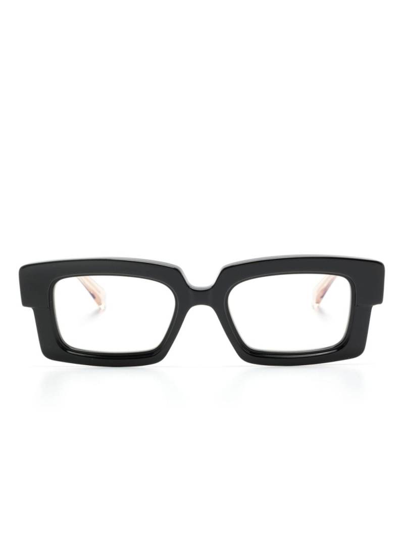 Kuboraum S7 rectangle-frame glasses - Black von Kuboraum
