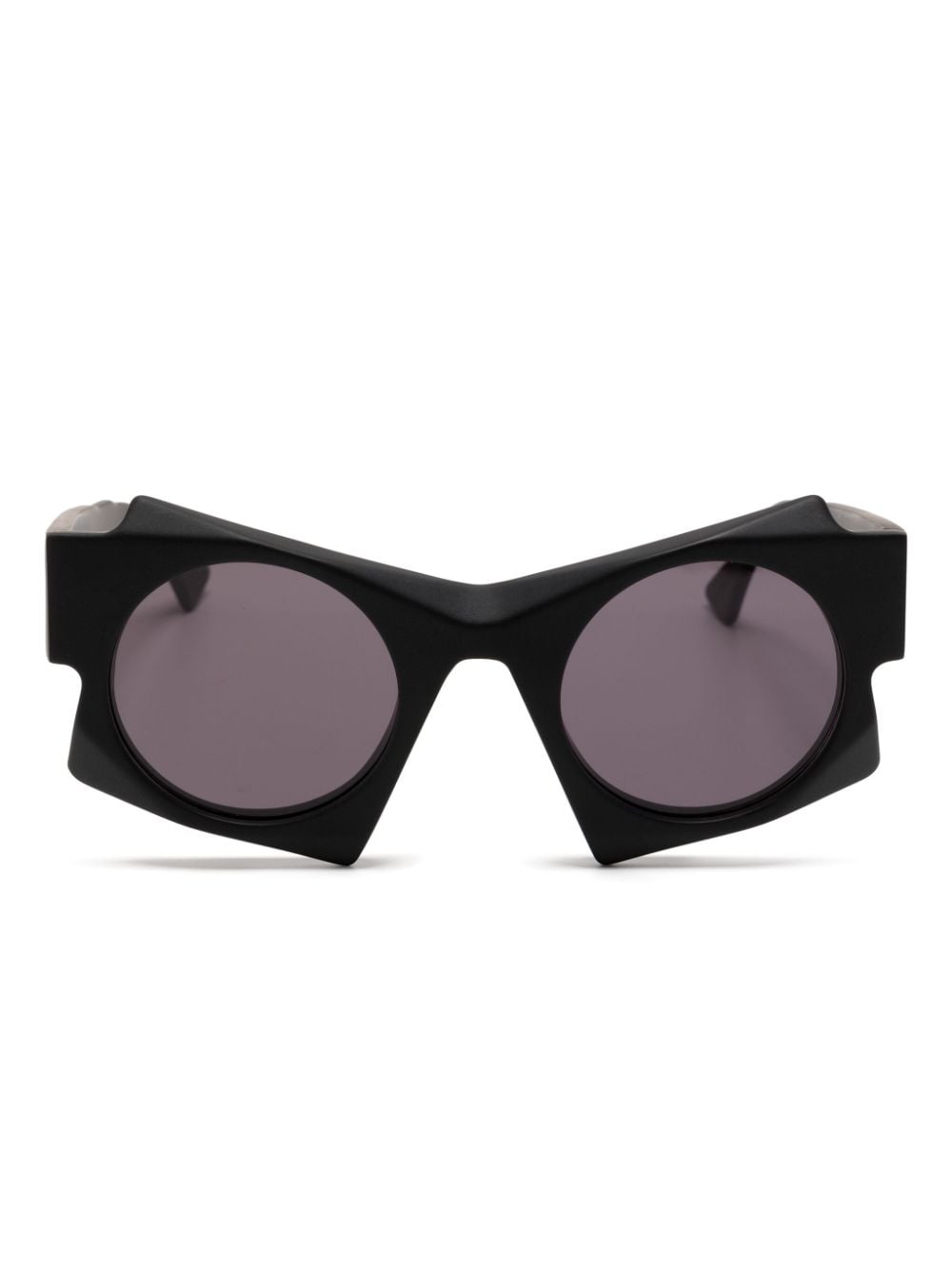Kuboraum U5 geometric-frame sunglasses - Black von Kuboraum