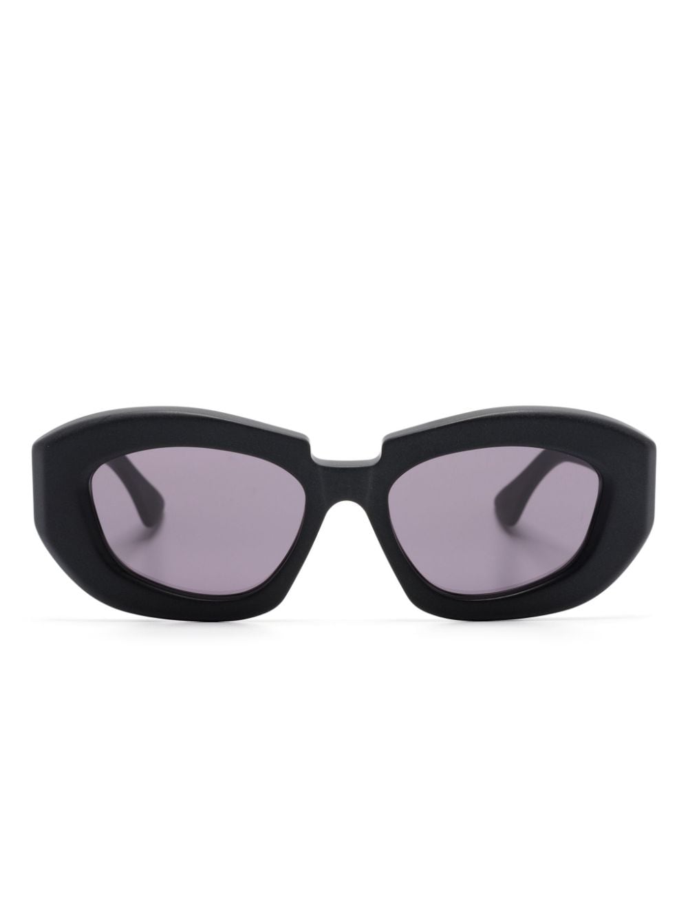 Kuboraum X23 geometric-frame sunglasses - Black von Kuboraum