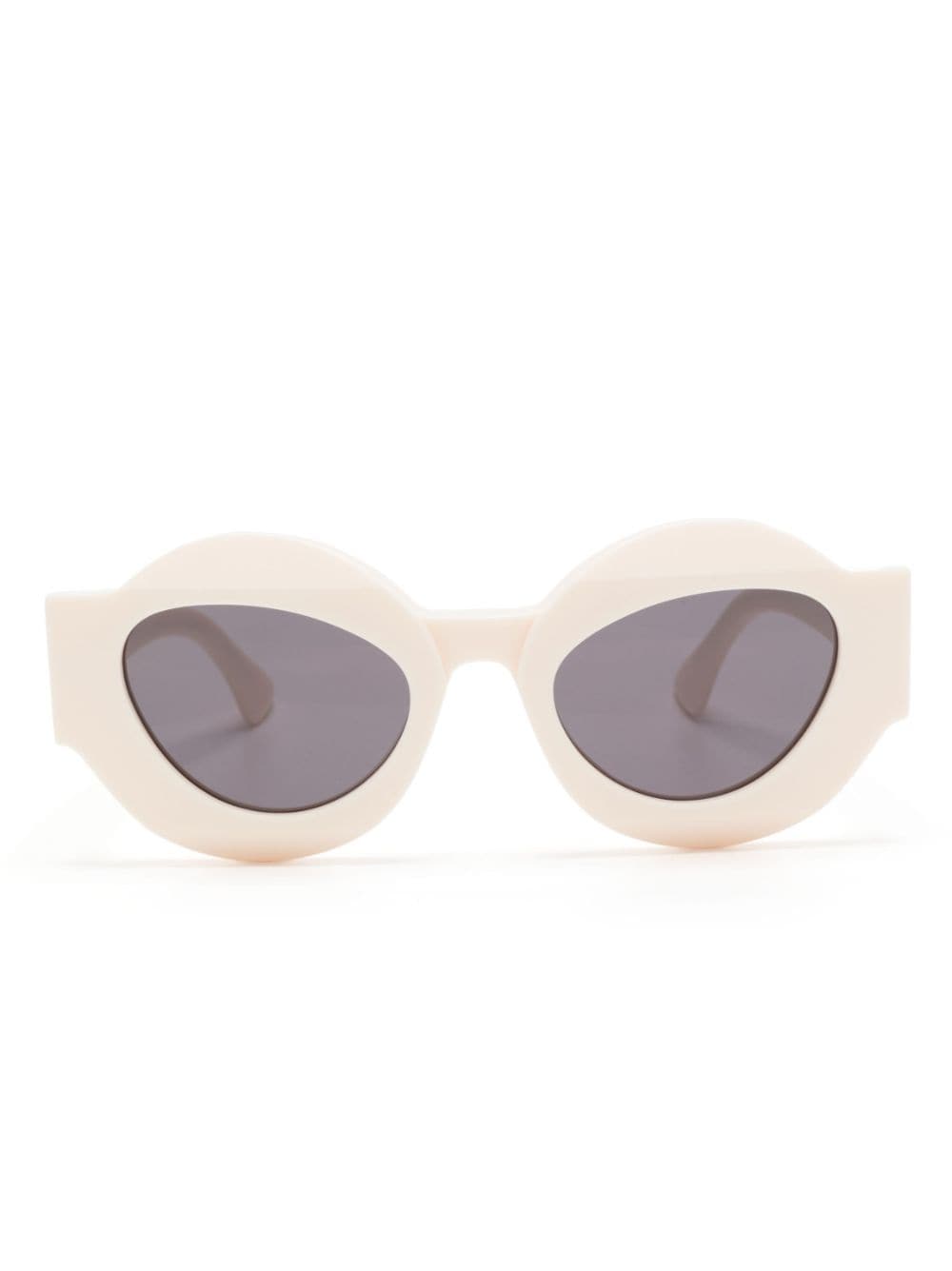 Kuboraum cat-eye tinted sunglasses - White von Kuboraum