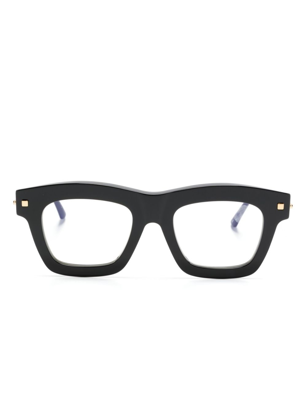 Kuboraum wayfarer-frame glasses - Black von Kuboraum