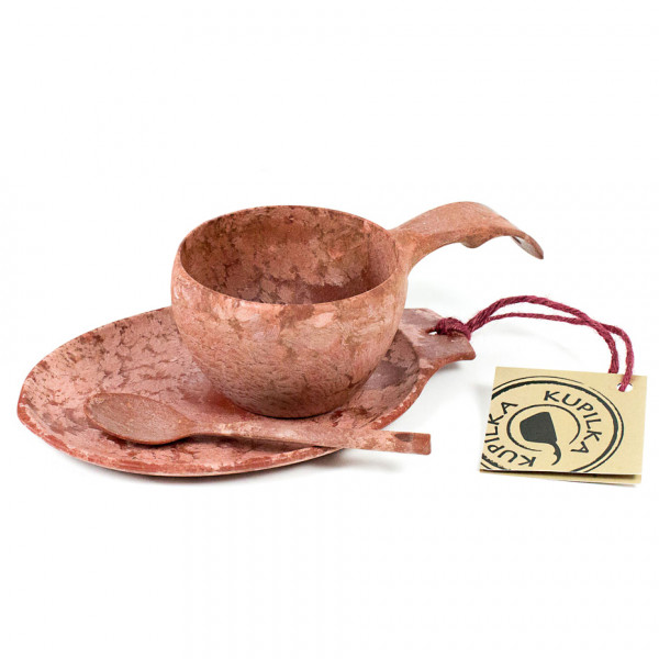 Kupilka - Geschenkset - Tasse, Untersetzer, Löffel rosa Kupilka - Geschenkset - Tasse, Untersetzer, Löffel rosa von Kupilka
