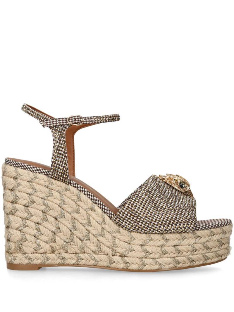 Kurt Geiger London Kensington 105mm crystal-embellished espadrilles - Neutrals von Kurt Geiger London