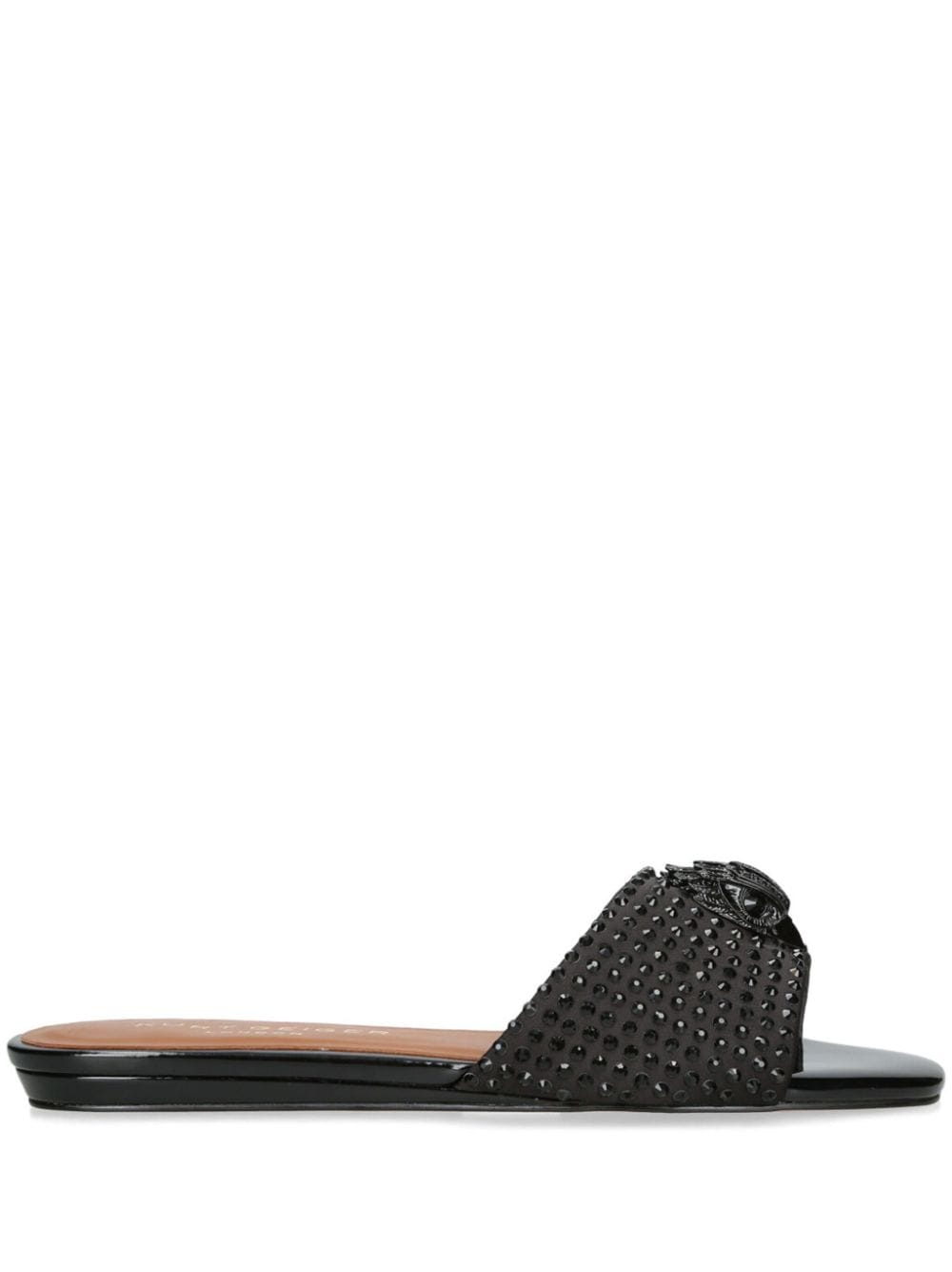 Kurt Geiger London Kensington crystal-embellished sandals - Black von Kurt Geiger London