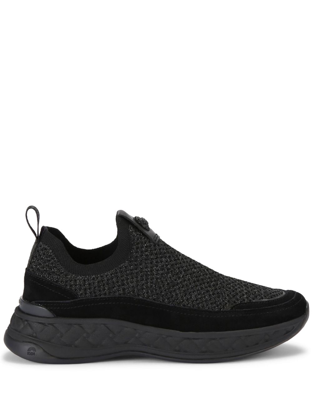 Kurt Geiger London Kensington knitted slip-on sneakers - Black von Kurt Geiger London