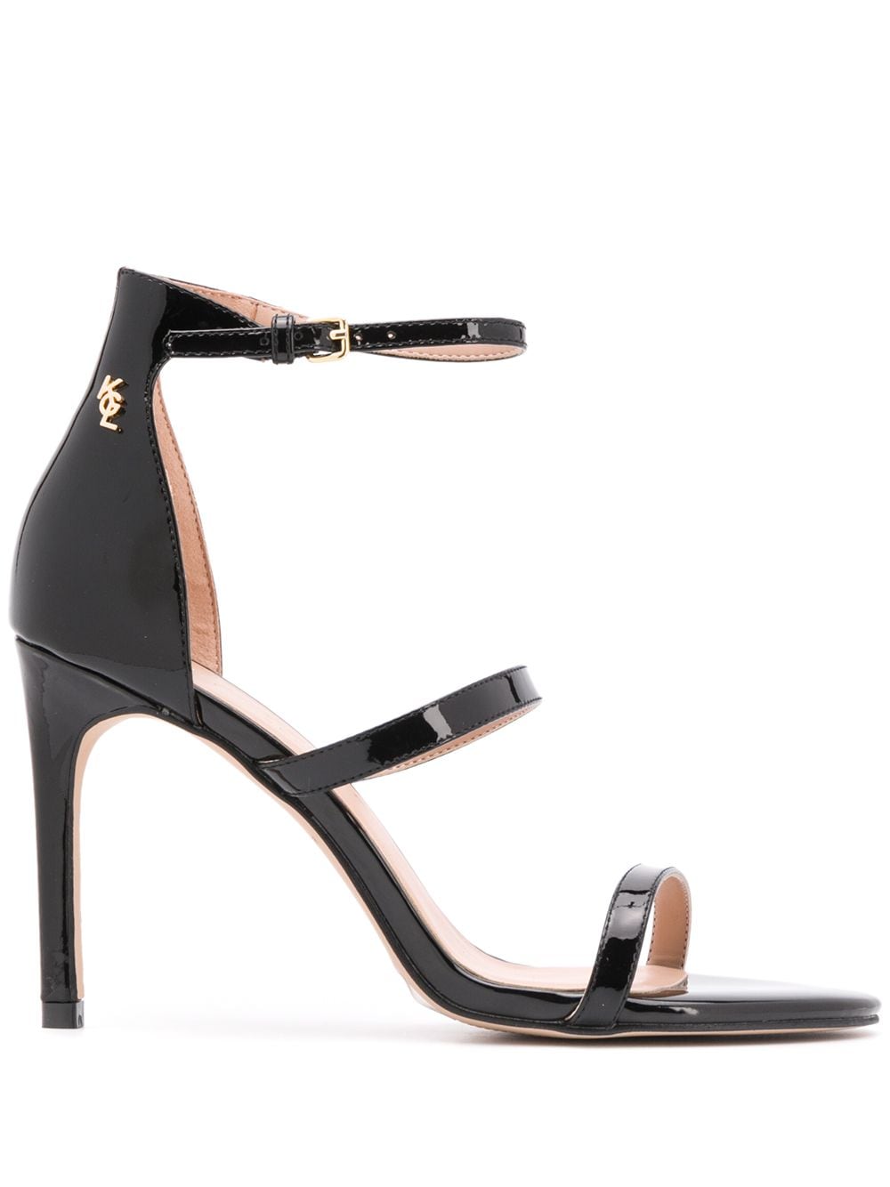 Kurt Geiger London Park Lane strap heeled sandals - Black von Kurt Geiger London