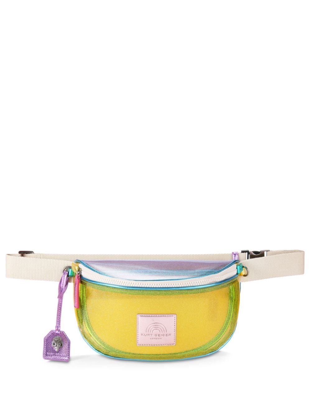 Kurt Geiger London Vinyl Southbank belt bag - Yellow von Kurt Geiger London