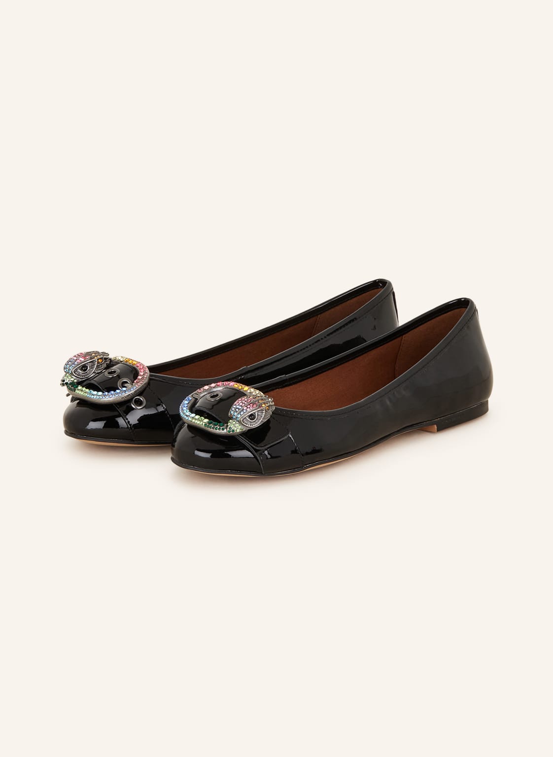 Kurt Geiger Ballerinas Mayfair Mit Schmucksteinen schwarz von Kurt Geiger