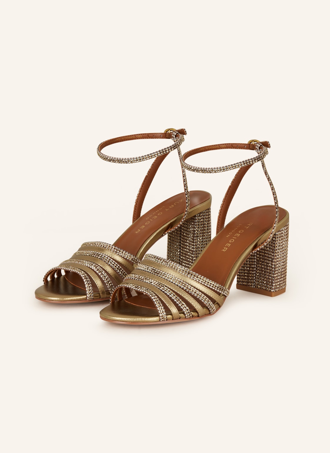 Kurt Geiger Sandaletten Pierra Mit Schmucksteinen beige von Kurt Geiger